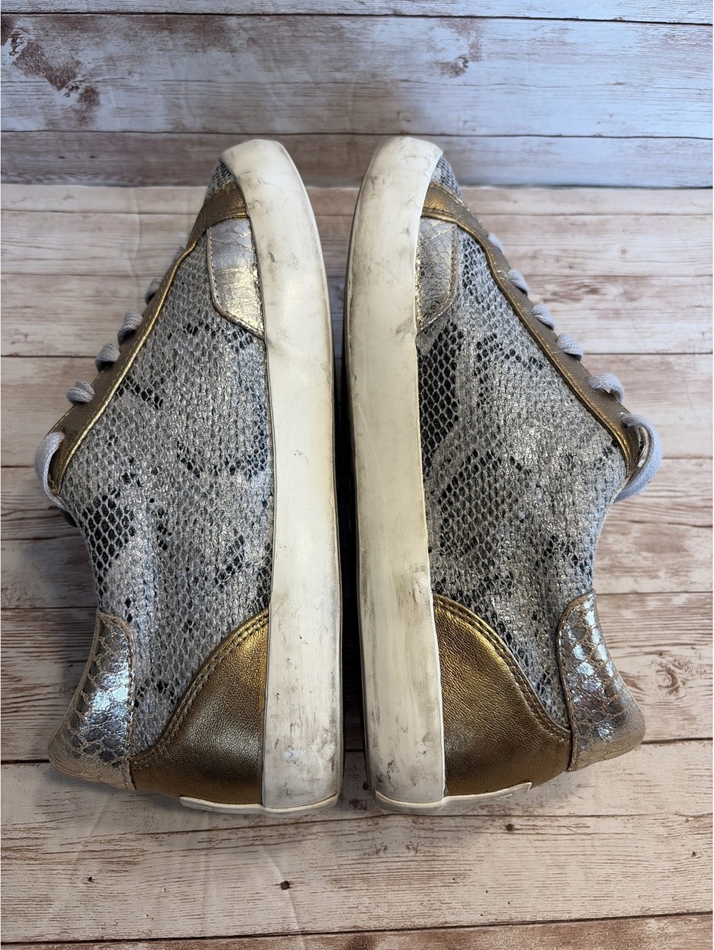 Rare! Mark Nason Women's "The Stellar - Winnie" snake print sneaker size 8 - Picture 4 of 8